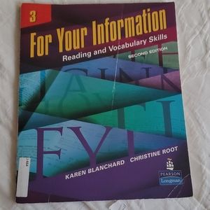 FOR YOUR INFORMATION READING VOCABULARY SKILLS